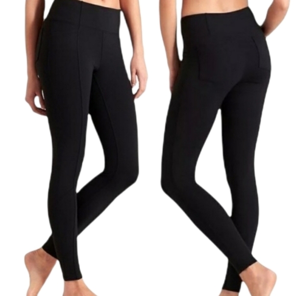 Athleta Metro Leggings Black Small - Picture 1 of 7